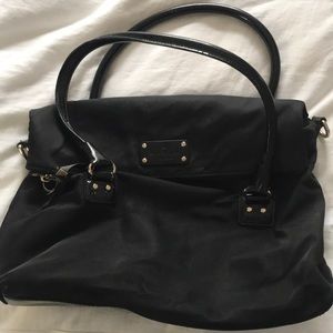 Kate Spade Black nylon purse